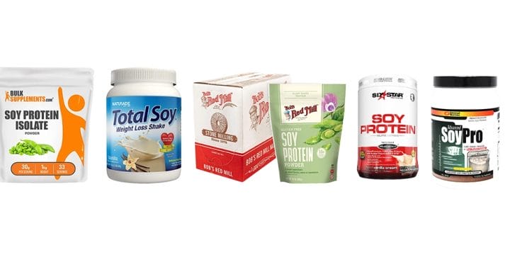Soy protein powders products