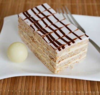 Dessert on a plate