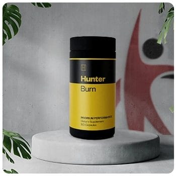 Hunter Burn supplement product container