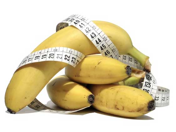 tape measure in banana