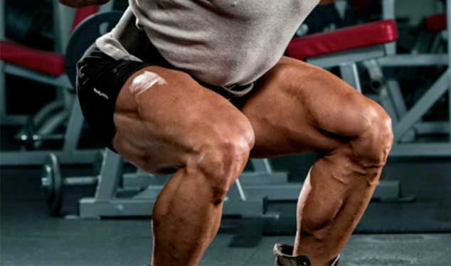 big calves without weights
