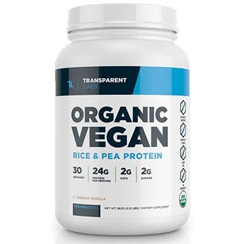 Transparent Labs Organic Vegan CTA