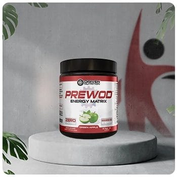 PRE WOD pre-workout supplement product