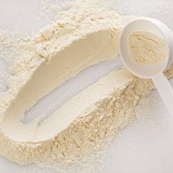 white powder