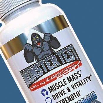 Close up shot of Monster Test Testosterone Booster