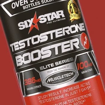 Close up shot of ix Star Testosterone Booster