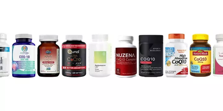 A line up of best CoQ10 supplements