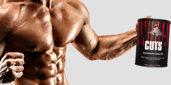 Muscular person with Animal Cuts overlay