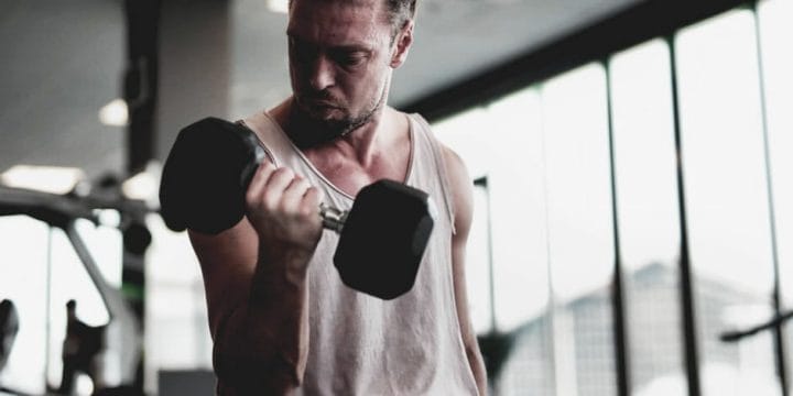 Chest Exercise with Dumbbells