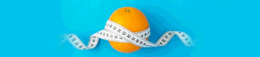 orange and a measuring tape
