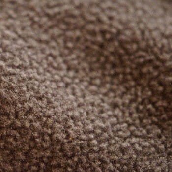 Tight shot of a fleece blanket