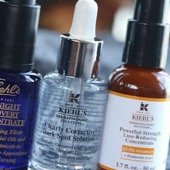 Skin care solutions of a known brand