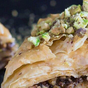 Baklava closeup