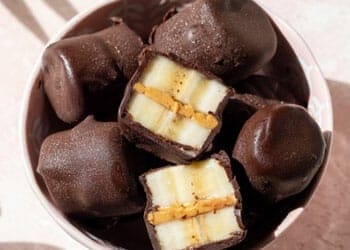 banana chocolate coated bites