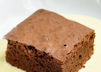 close up image of a brownie