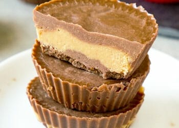 stack of peanut butter cups