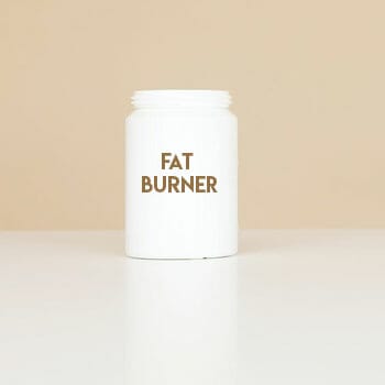 container of a fat burner