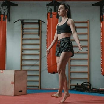 woman working out