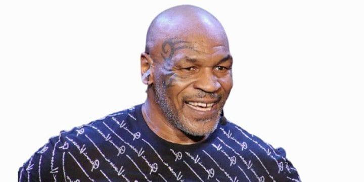 Mike Tyson smiling