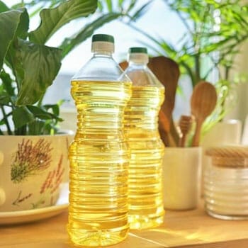 cooking oil in bottles