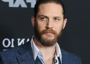 Tom Hardy in a tuxedo during a red carpet
