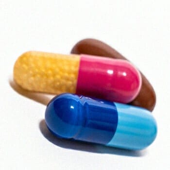 Supplements leaning above each other