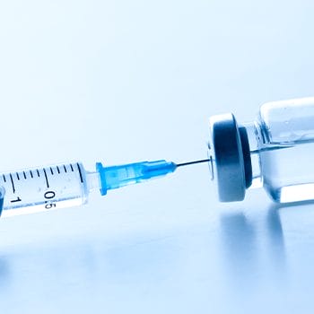 close up image of a syringe
