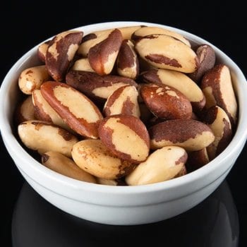 bowl filled with brazil nuts