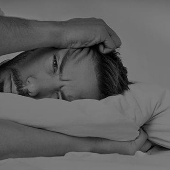 man with insomnia