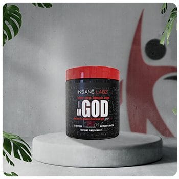 I Am God Pre-Workout supplement product
