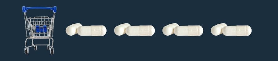 Trolley and pills
