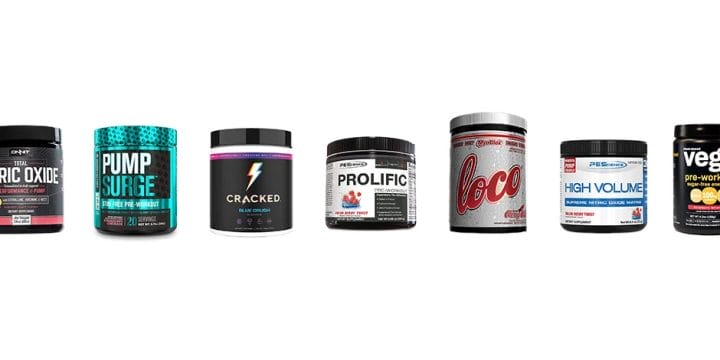 A line up of best pre-workout supplements without beta-alanine
