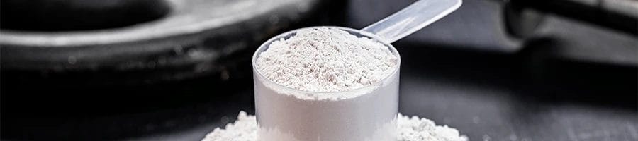 A scoop of stimulant powder