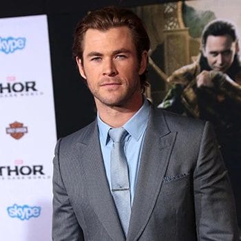 Chris Hemsworth in the premiere of Thor