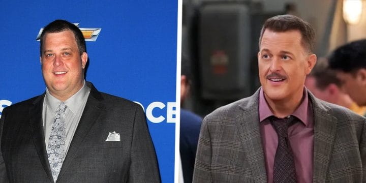 Billy Gardell before and after weight loss comparison