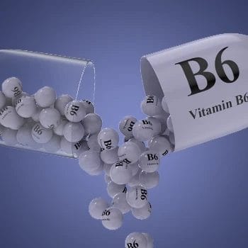 3D concept of Vitamin B6