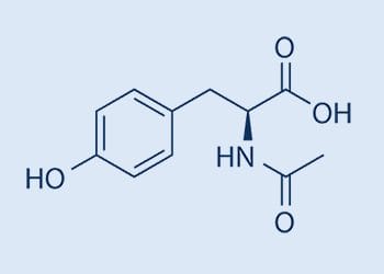 Skeletal formula of Acetyl L Tyrosine