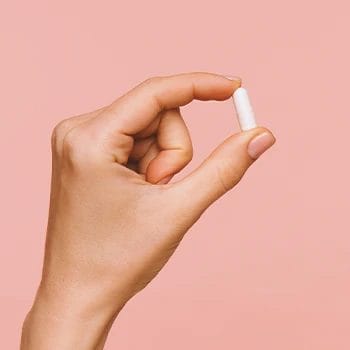 A person holding up one dosage of noopept