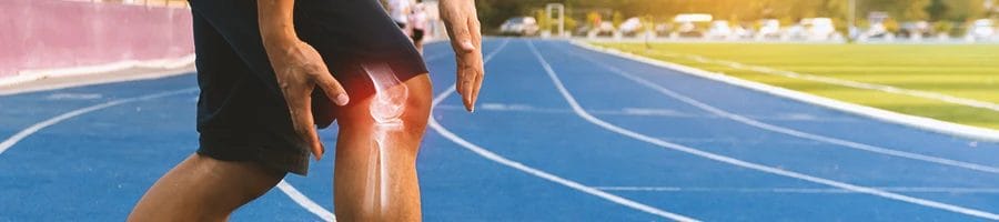 An athlete with low testosterone suffering from joint paint