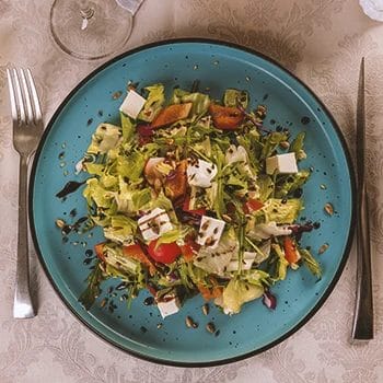 Close up shot of Chrissy Metz diet meal