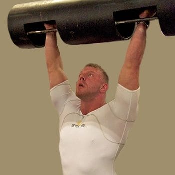 Log Lift strongman exercise