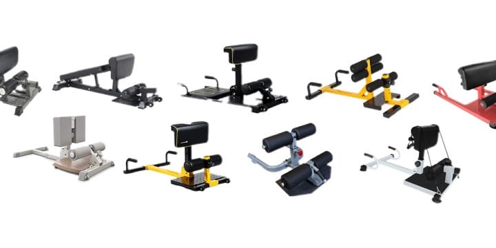Different types of sissy squat machines