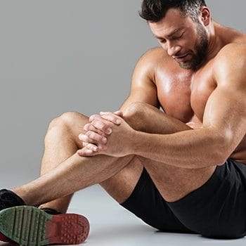 Performing stretch on legs