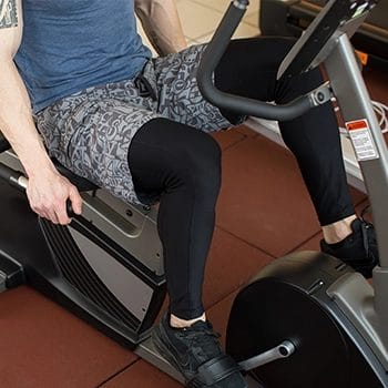 Cycling while on a bike