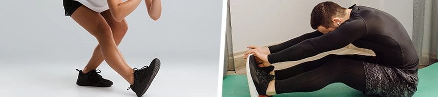 Alternative options for seated soleus stretch