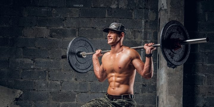 Lifting barbell for a Full Body Workout
