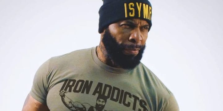 CT Fletcher Armed Warfare staring to the side