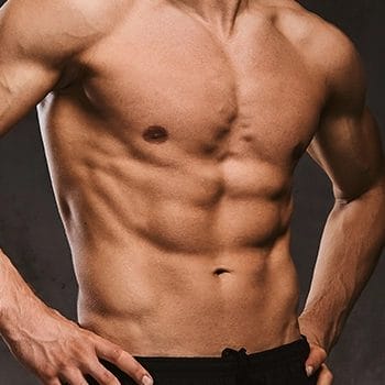 Showing ab muscles