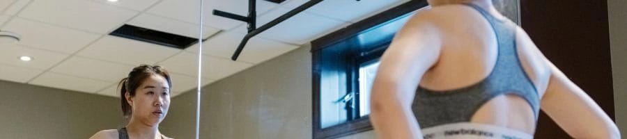 Gym with a low ceiling