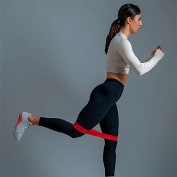 Doing hip extension while standing